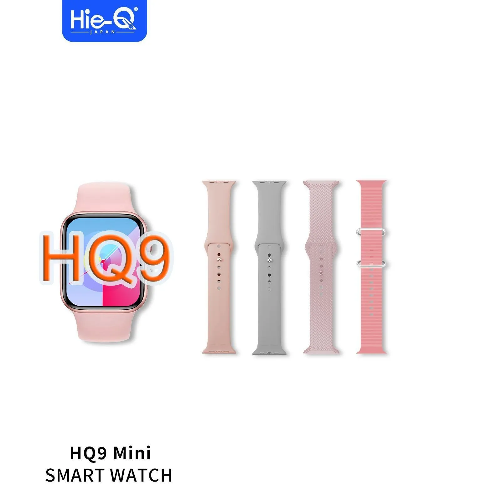 Hie-Q Super Amoled Smart Watch With 4 Straps - HQ9