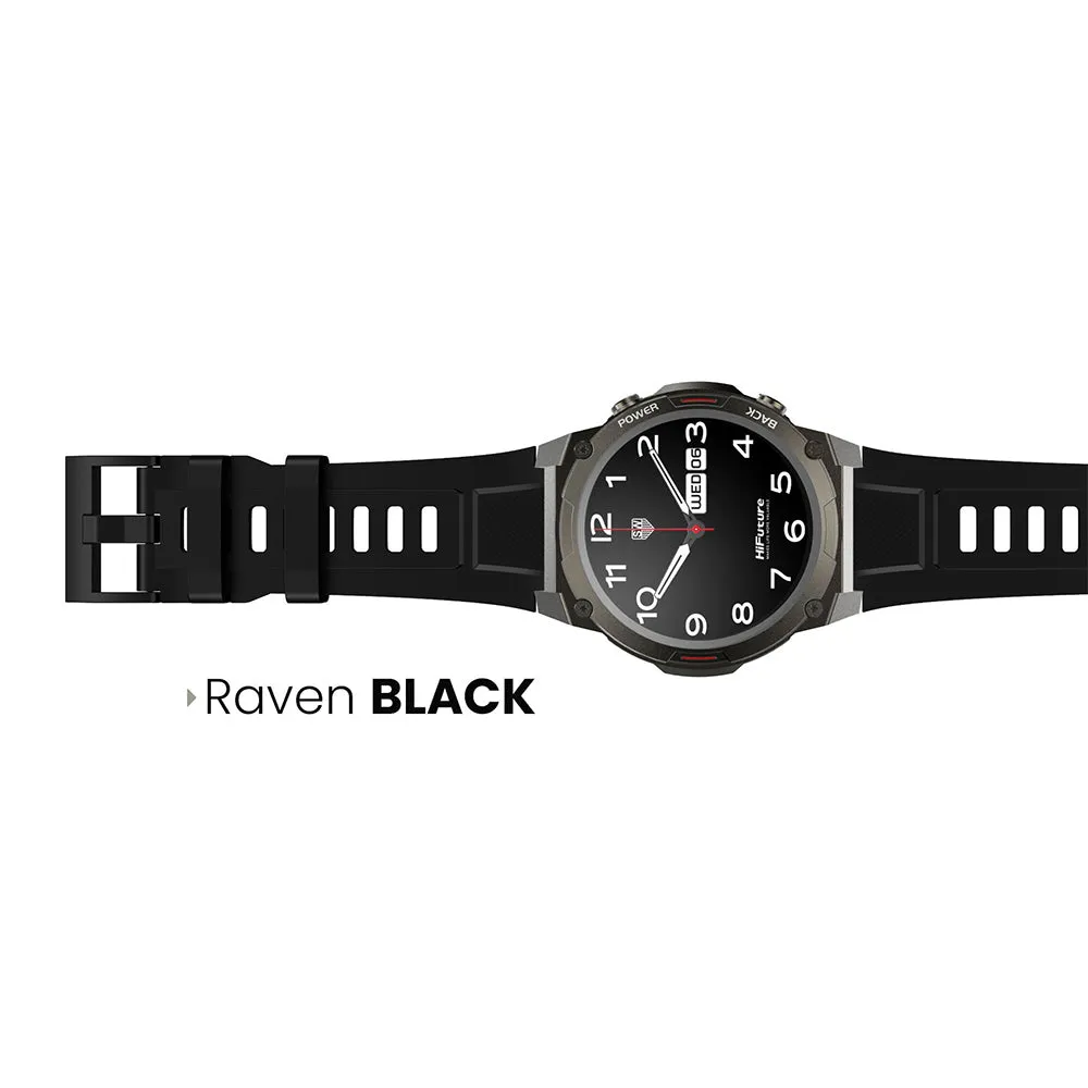 HiFuture FutureGo Mix2 AMOLED Smartwatch (Raven Black)