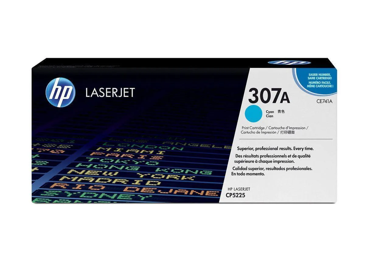 HP 307A toner cyan - Genuine HP CE741A Original Toner cartridge