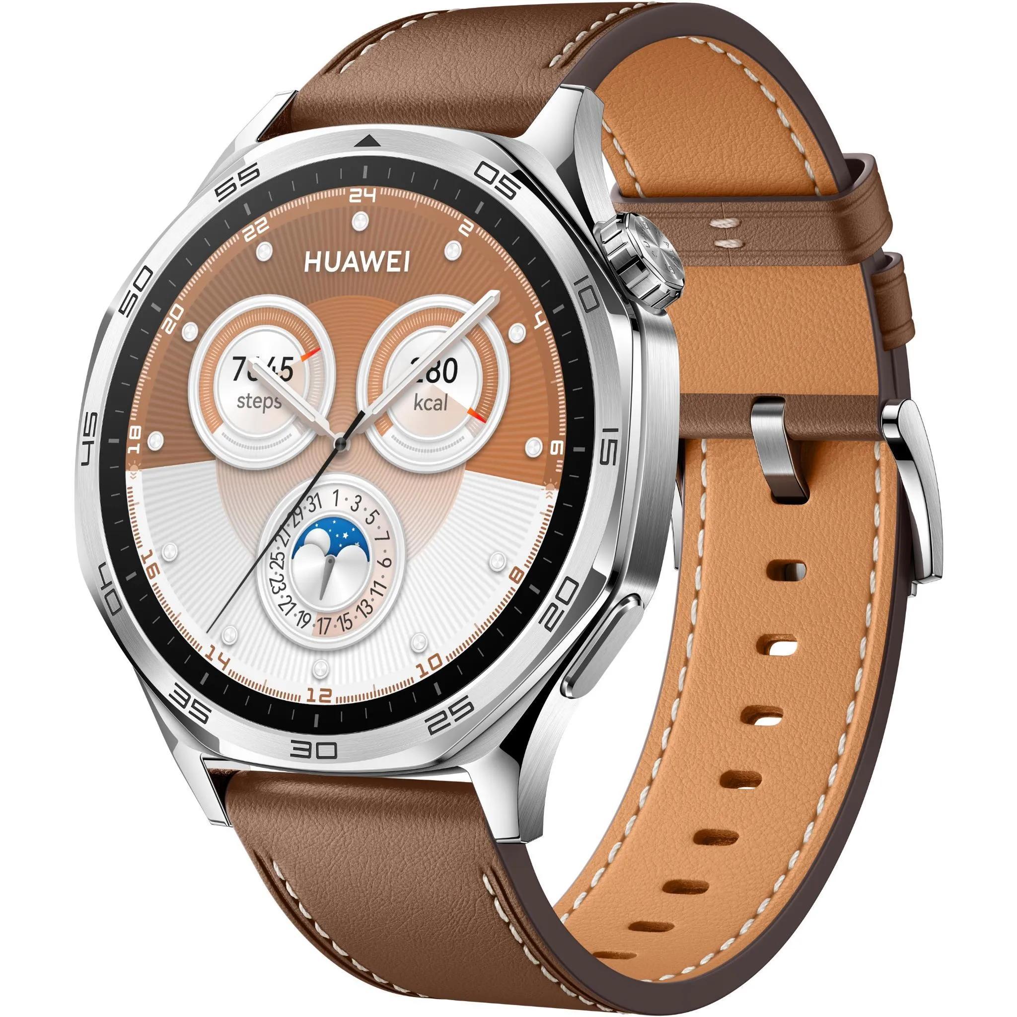 Huawei Watch GT 5 46mm Stainless Steel (Brown)