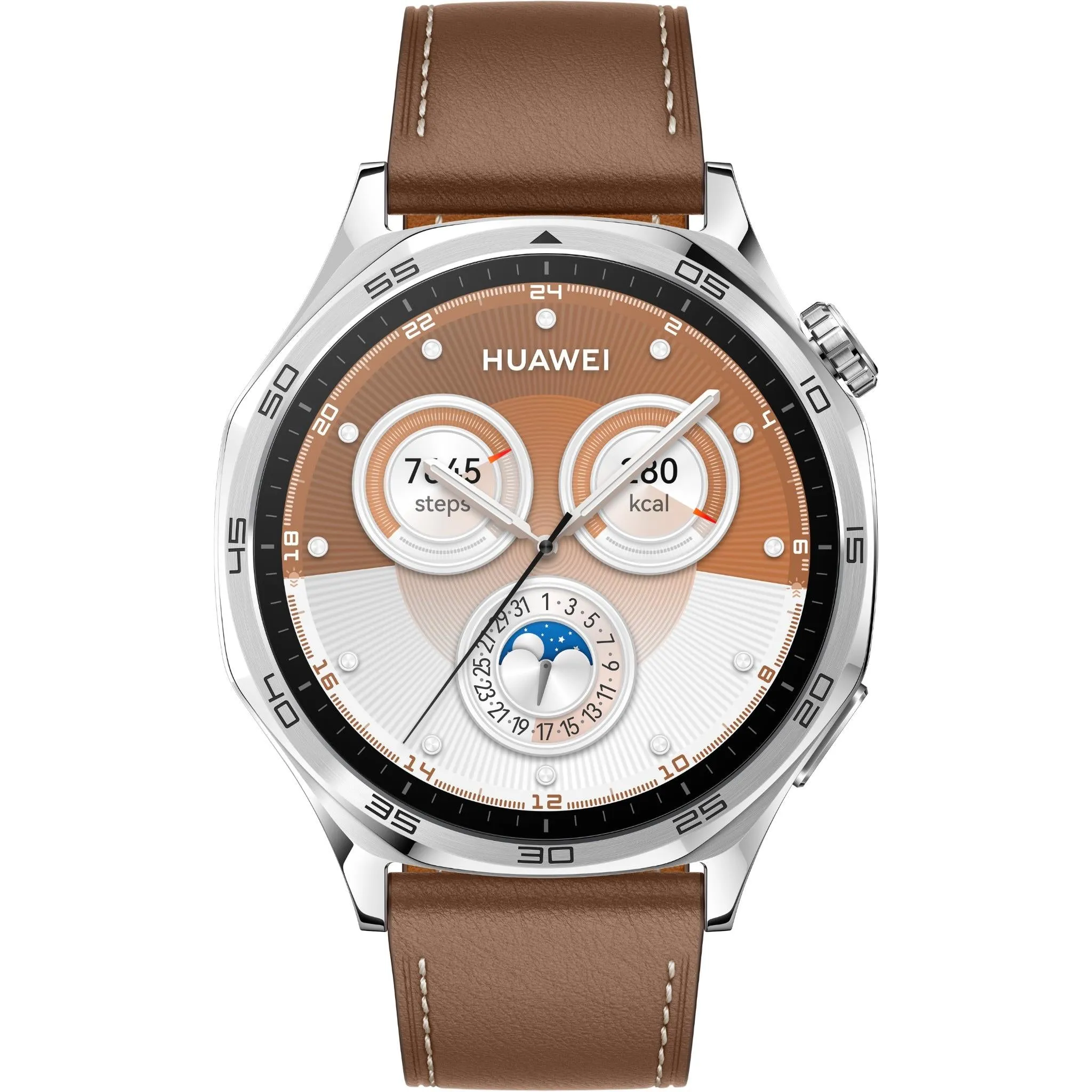 Huawei Watch GT 5 46mm Stainless Steel (Brown)