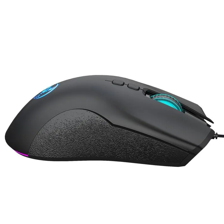 HXSJ A883 RGB Mechanical Gaming Mouse with 7 Programmable Keys and 6400 DPI