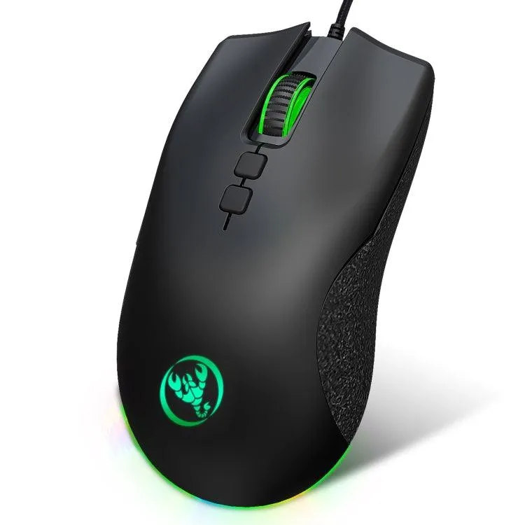 HXSJ A883 RGB Mechanical Gaming Mouse with 7 Programmable Keys and 6400 DPI