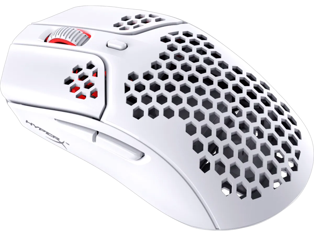 HyperX Pulsefire Haste Wireless Gaming Mouse (White) - 4P5D8AA