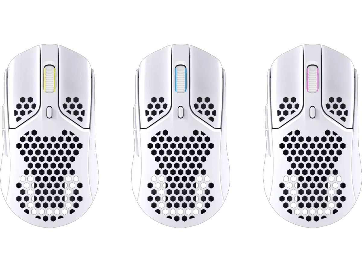 HyperX Pulsefire Haste Wireless Gaming Mouse (White) - 4P5D8AA