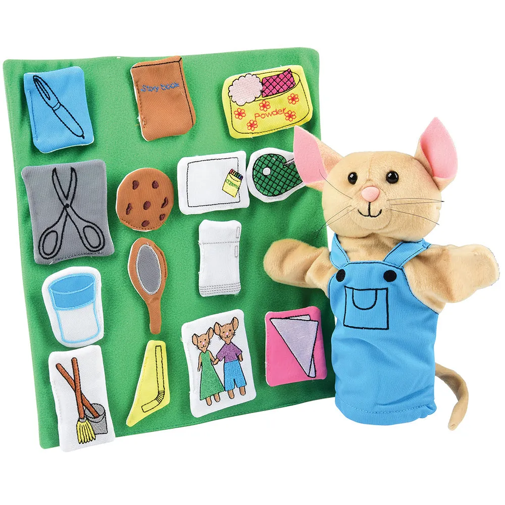 If You Give A Mouse A Cookie Puppet, Props, and Book Set*