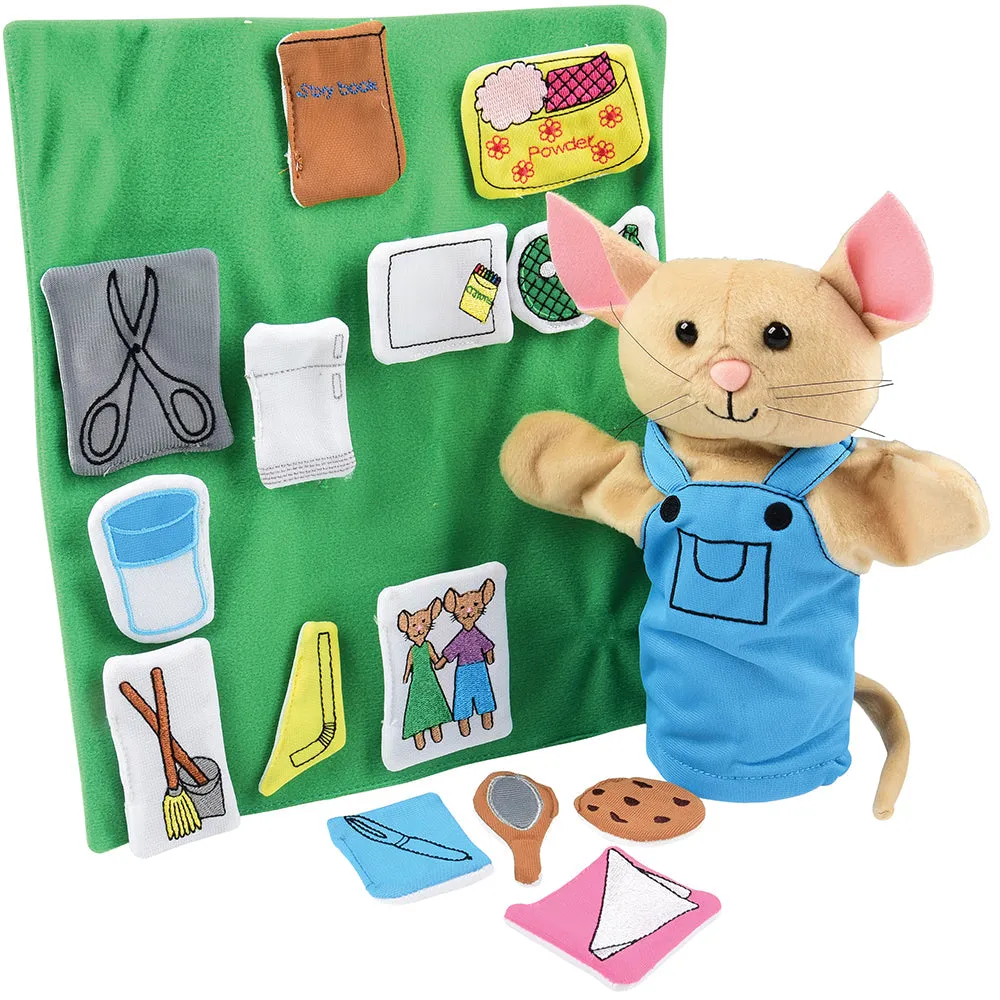 If You Give A Mouse A Cookie Puppet, Props, and Book Set*