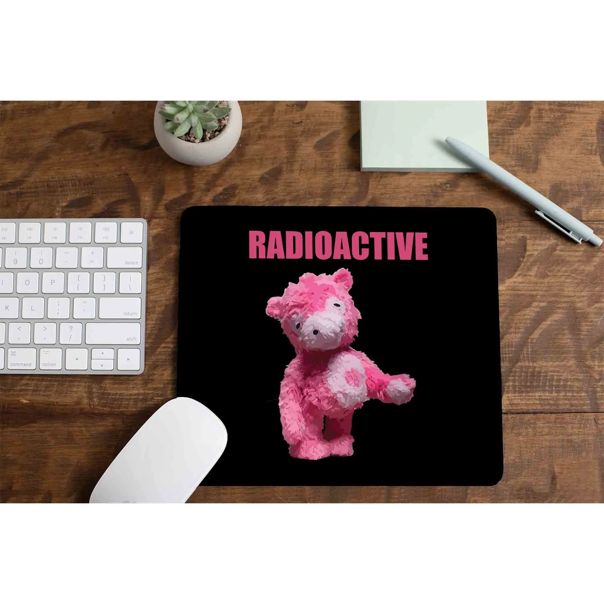 Imagine Dragons Mousepad - Radioactive Pink Bear