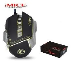 Imice Gaming 7D Wired Mouse With 7 Keys 2400 Dpi Multimedia And Led Lighting