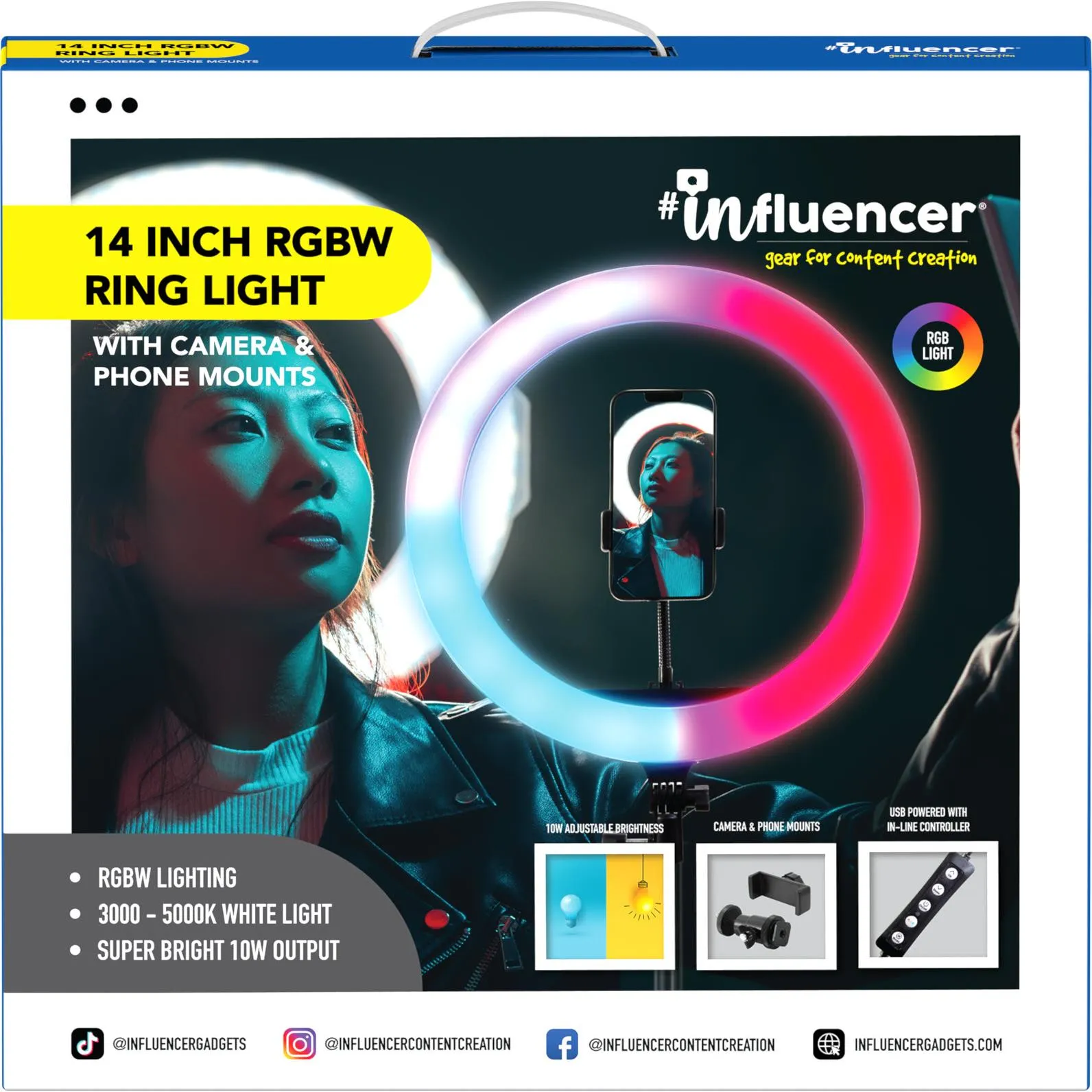 Influencer 14" RGBW Ring Light