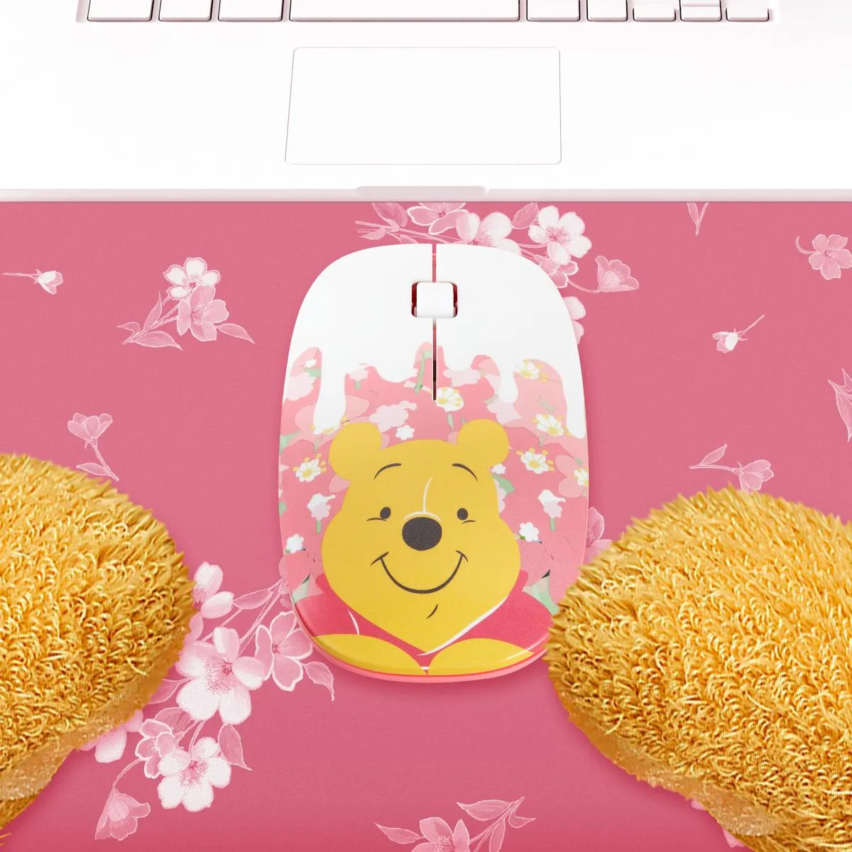 Infothink Disney Cherry Blossom Winnie The Pooh Flower ver Wireless Optical Mouse