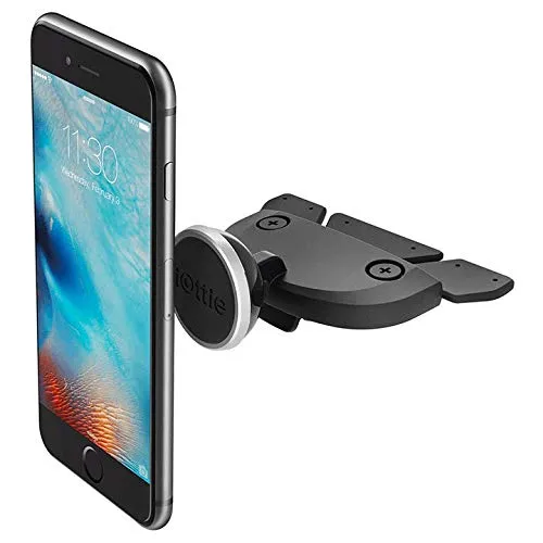 iOttie ITap Magnetic CD Slot Premium Car Mount Holder for IPhone X 8/8s 7 7 Plus 6s Plus 6s 6 SE Samsung Galaxy S9 Plus S9 Plus S8 Edge S7 S6 Note 8 5