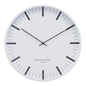 JAZ 40cm White Silent Wall Clock