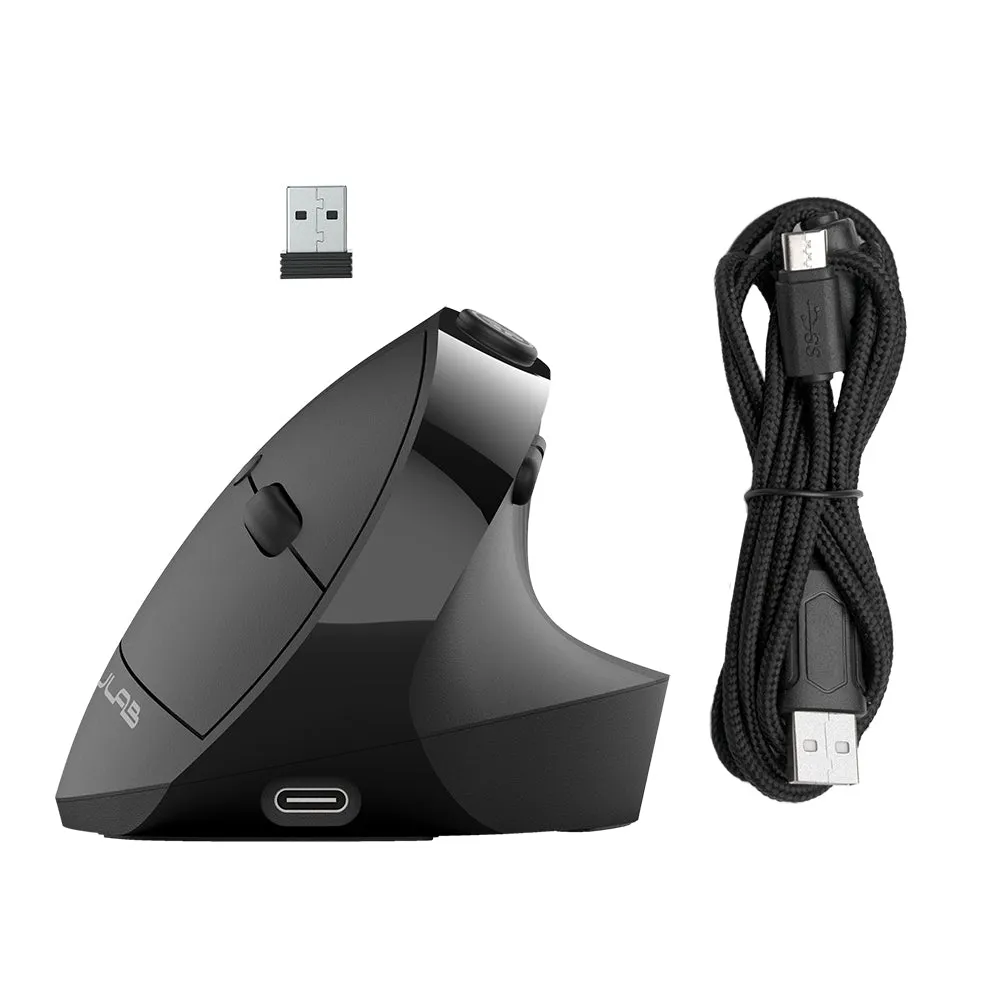 JBuds Ergonomic Mouse Black