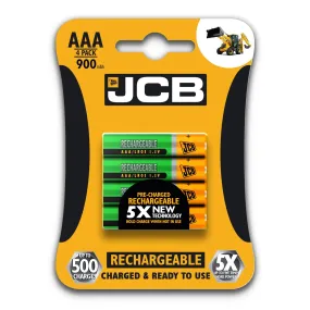 JCB Battery NiMH Pre Charged AA AAA 900mAh 1200mAh 2400mAh