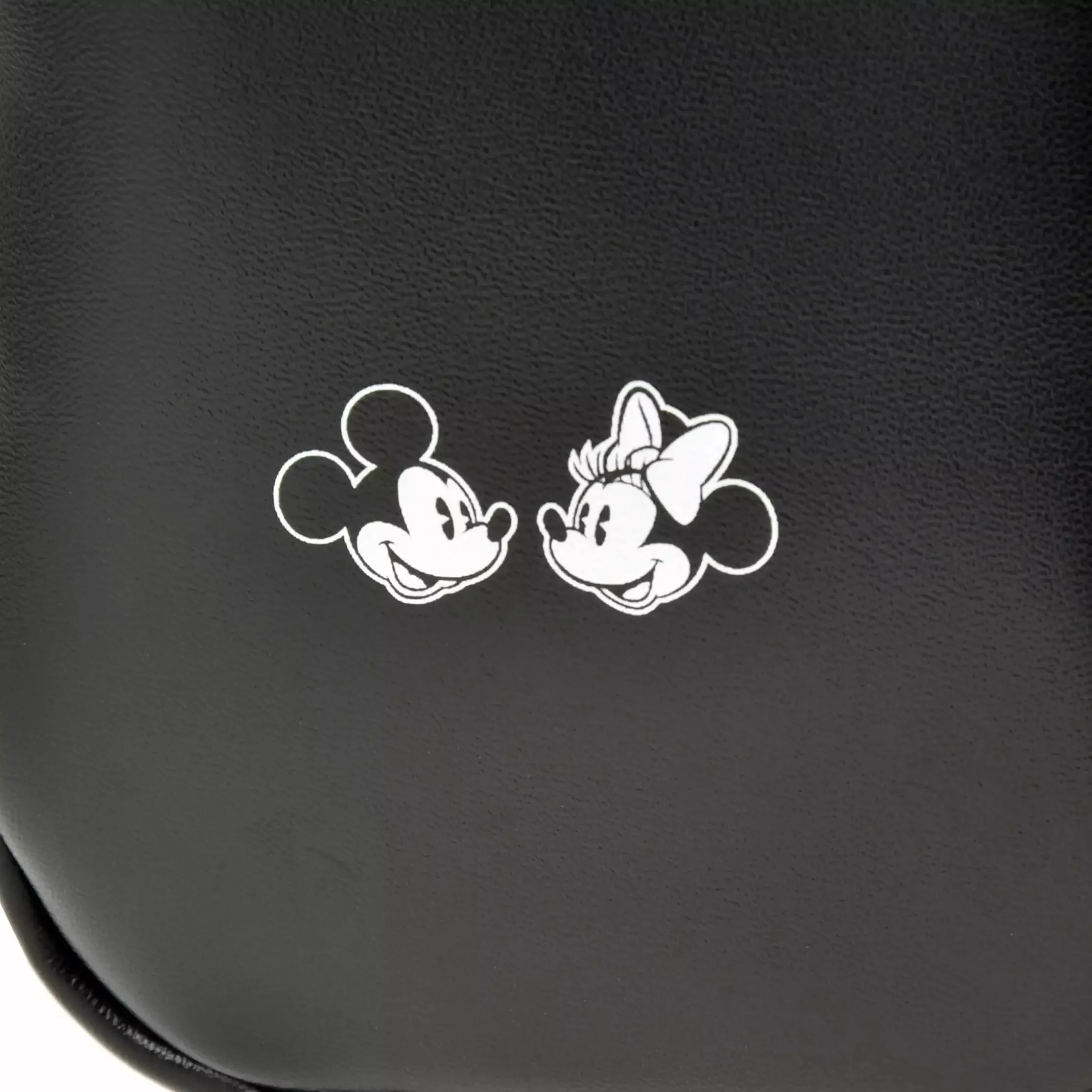 JDS - Health＆Beauty Tool x Mickey & Minnie Mouse Black "Clear Window" Pouch with Strap (Release Date: Feb 6)