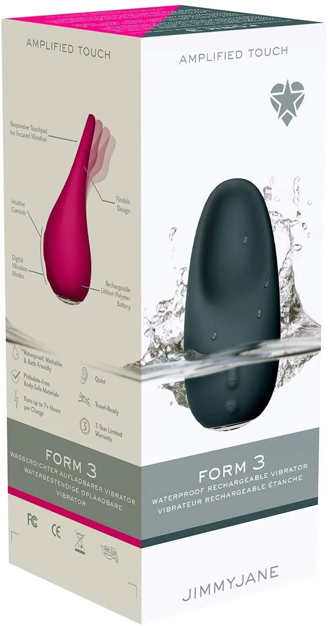 Jimmyjane Form 3 Waterproof USB Rechargeable Couples Vibrator