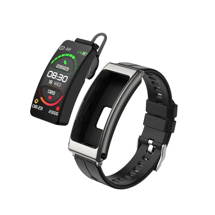 K13 1.14" Bluetooth-Enabled Smart Watch with Detachable Silicone Band and Multi-Function Health Monitoring