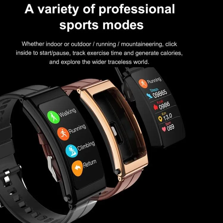 K13 1.14" Bluetooth-Enabled Smart Watch with Detachable Silicone Band and Multi-Function Health Monitoring