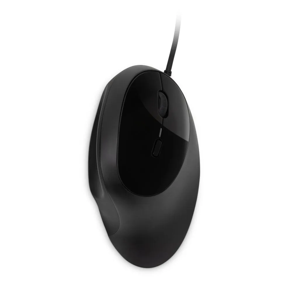 Kensington Pro Fit Ergo - Mouse - Ergonomic - 5 Buttons - Wired - Usb - Black - Retail