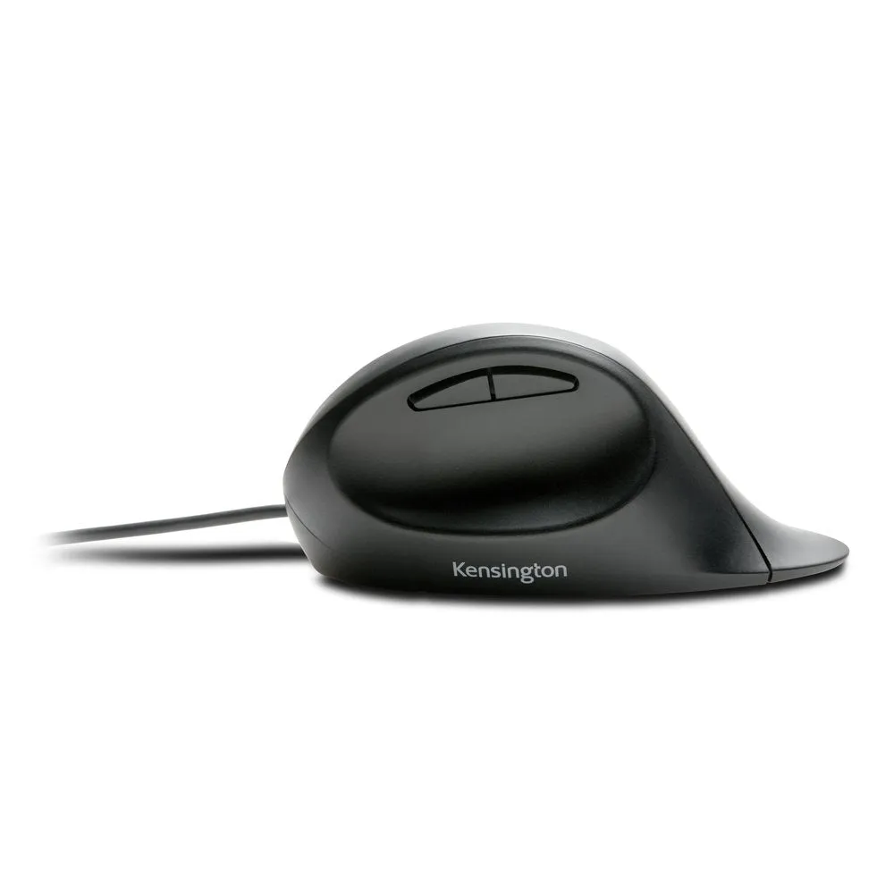 Kensington Pro Fit Ergo - Mouse - Ergonomic - 5 Buttons - Wired - Usb - Black - Retail