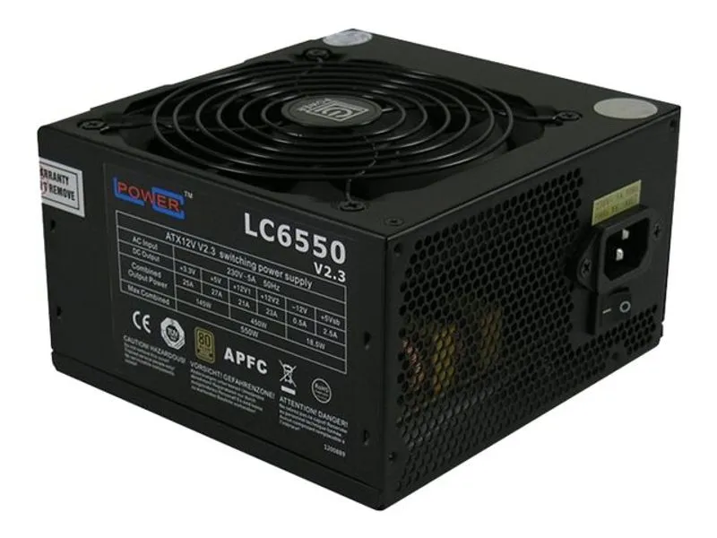 Lc Power Power Supply Super Silent Series Lc6550 V2.3 - 80 Plus Bronze - 550 W