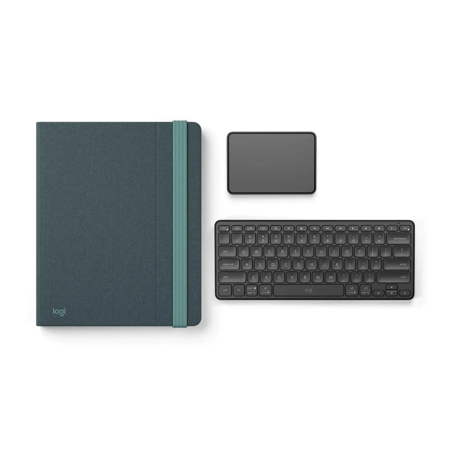 Logitech Casa Pop-Up Desk Keyboard & Touchpad Classic Chic