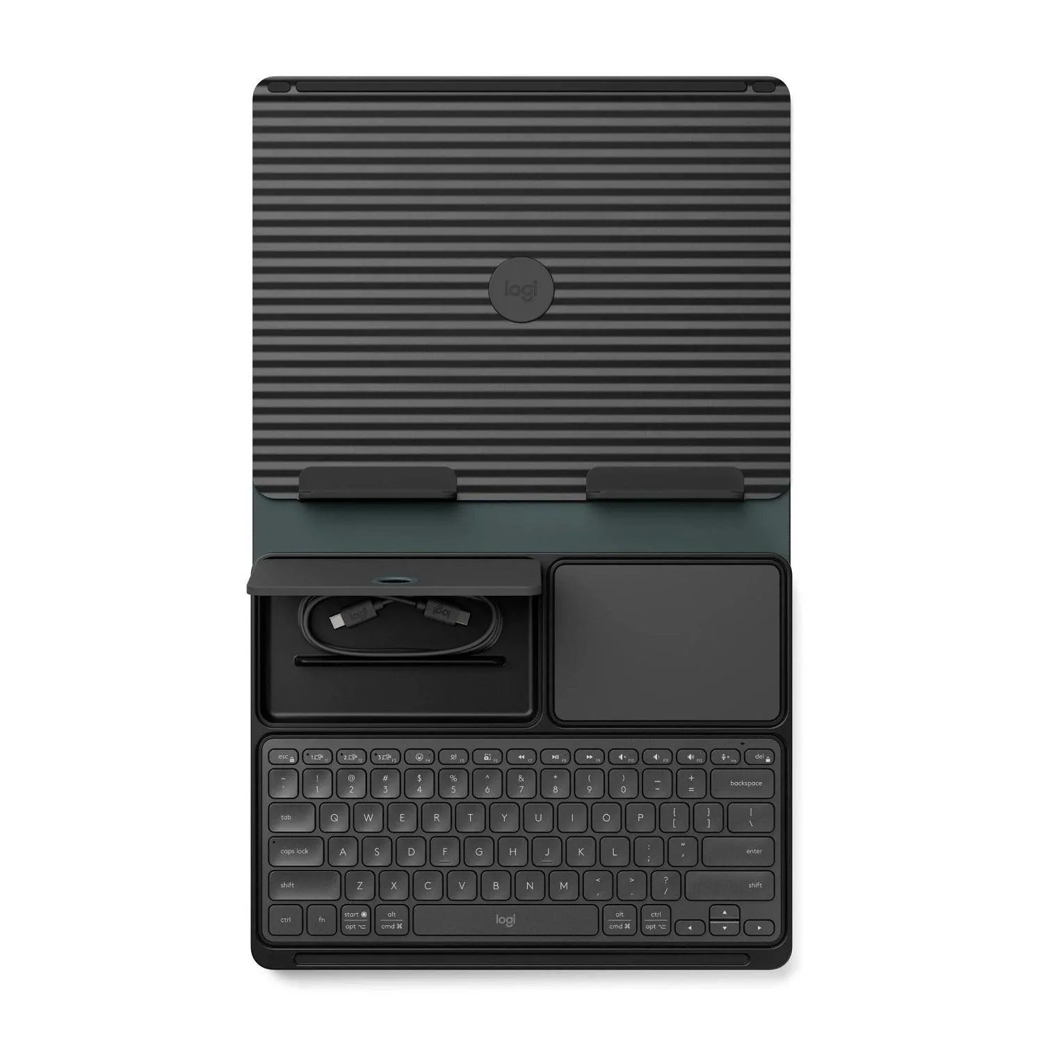 Logitech Casa Pop-Up Desk Keyboard & Touchpad Classic Chic