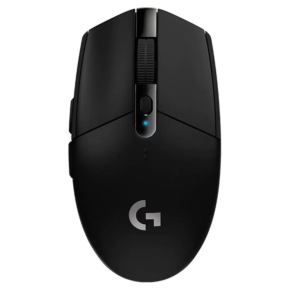 Logitech G304 LIGHTSPEED Wireless Gaming Mouse with 12,000 DPI HERO Sensor, 6 Programmable Buttons, Onboard Memory, and Up to 250-Hour Battery Life for Windows, macOS, and ChromeOS