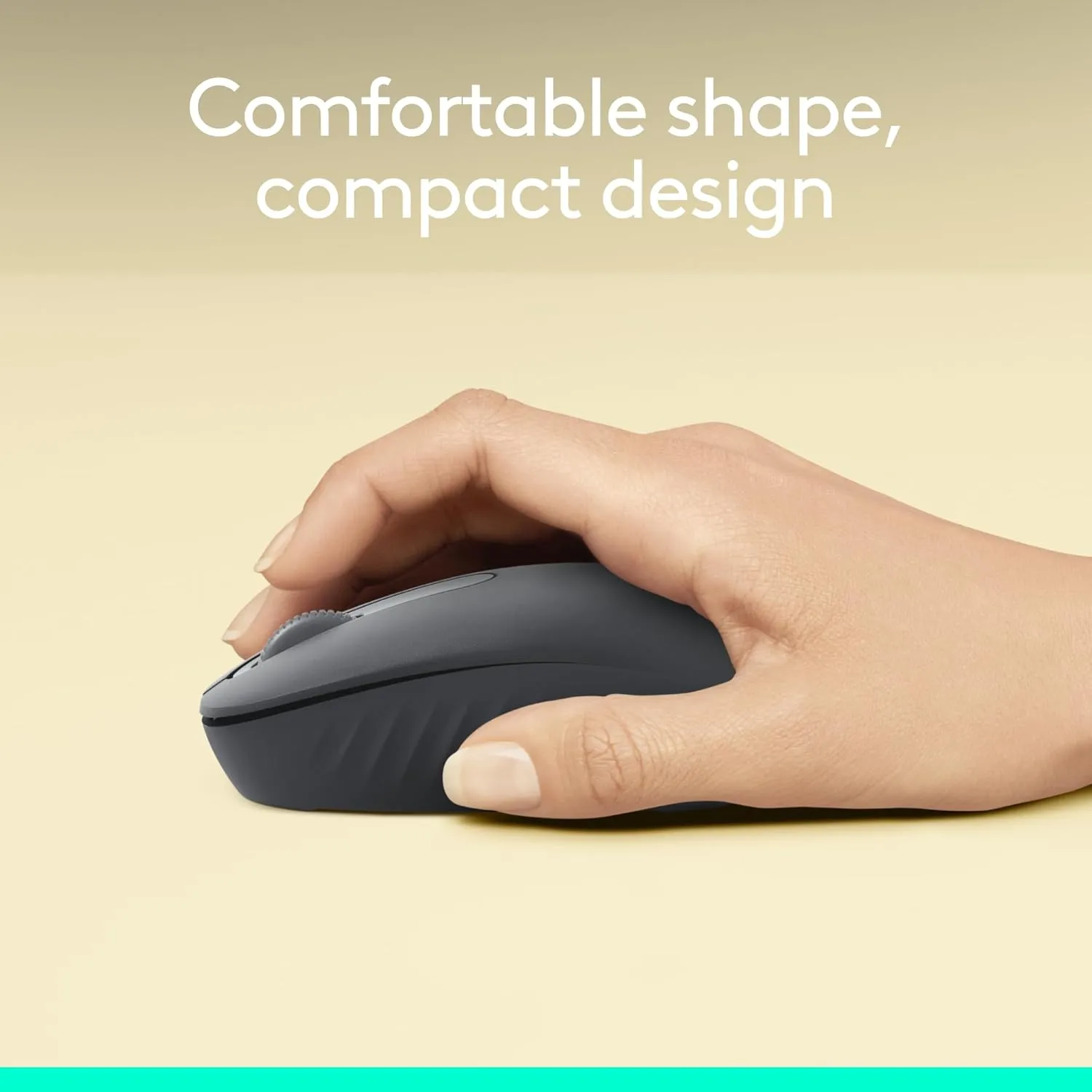 Logitech M196 Bluetooth Mouse with Compact, Contoured Shape Design | 12-Months Battery Life | Office Mouse