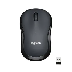 Logitech M220 Silent - Mouse - Optical - 3 Buttons - Wireless - 2.4 Ghz - Usb Wireless Receiver - Charcoal