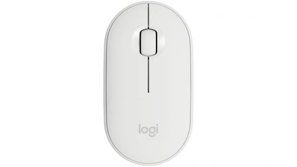 Logitech M350 Pebble Wireless Bluetooth Mouse with 1000 DPI, USB Mini Receiver, and Quiet Click for Laptop and PC