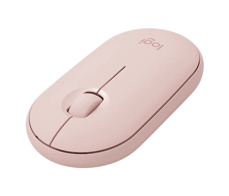 Logitech M350 Pebble Wireless Mouse Rose