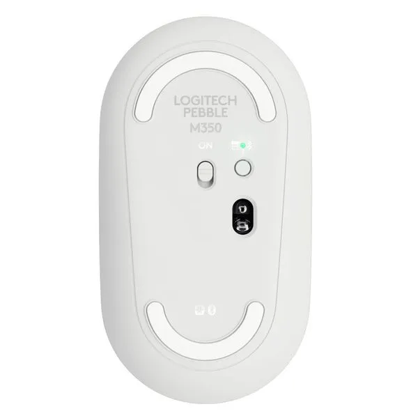 Logitech M350 Pebble Wireless Mouse White