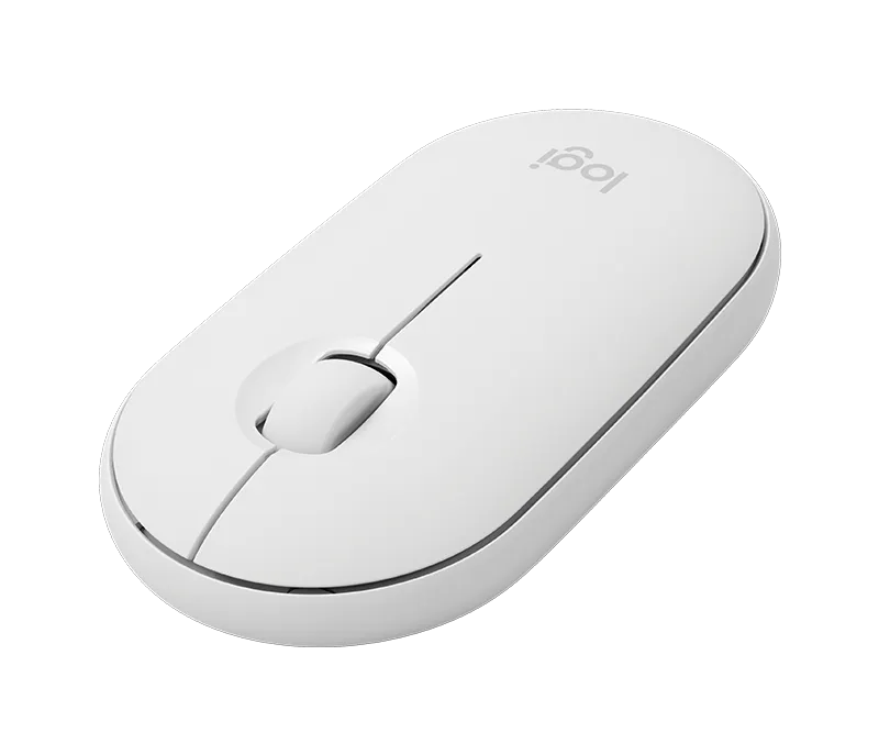 Logitech M350 Pebble Wireless Mouse White