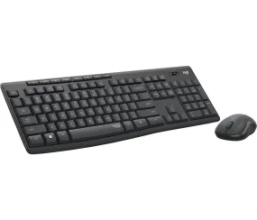 Logitech Mk295 Silent Wireless Combo Keyboard Mouse Included Office Usb Qwertz German Graphite