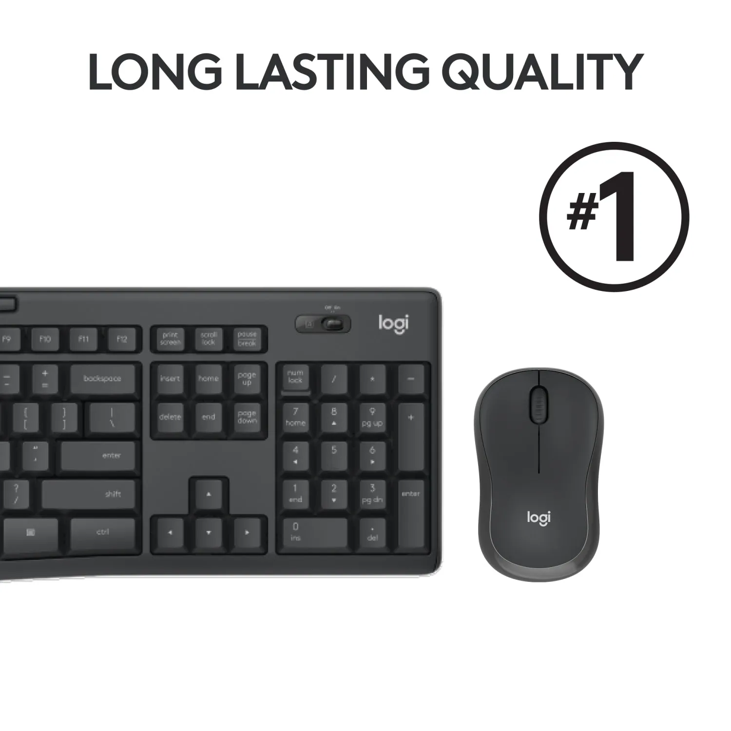 Logitech MK295 Silent Wireless Keyboard & Mouse Combo