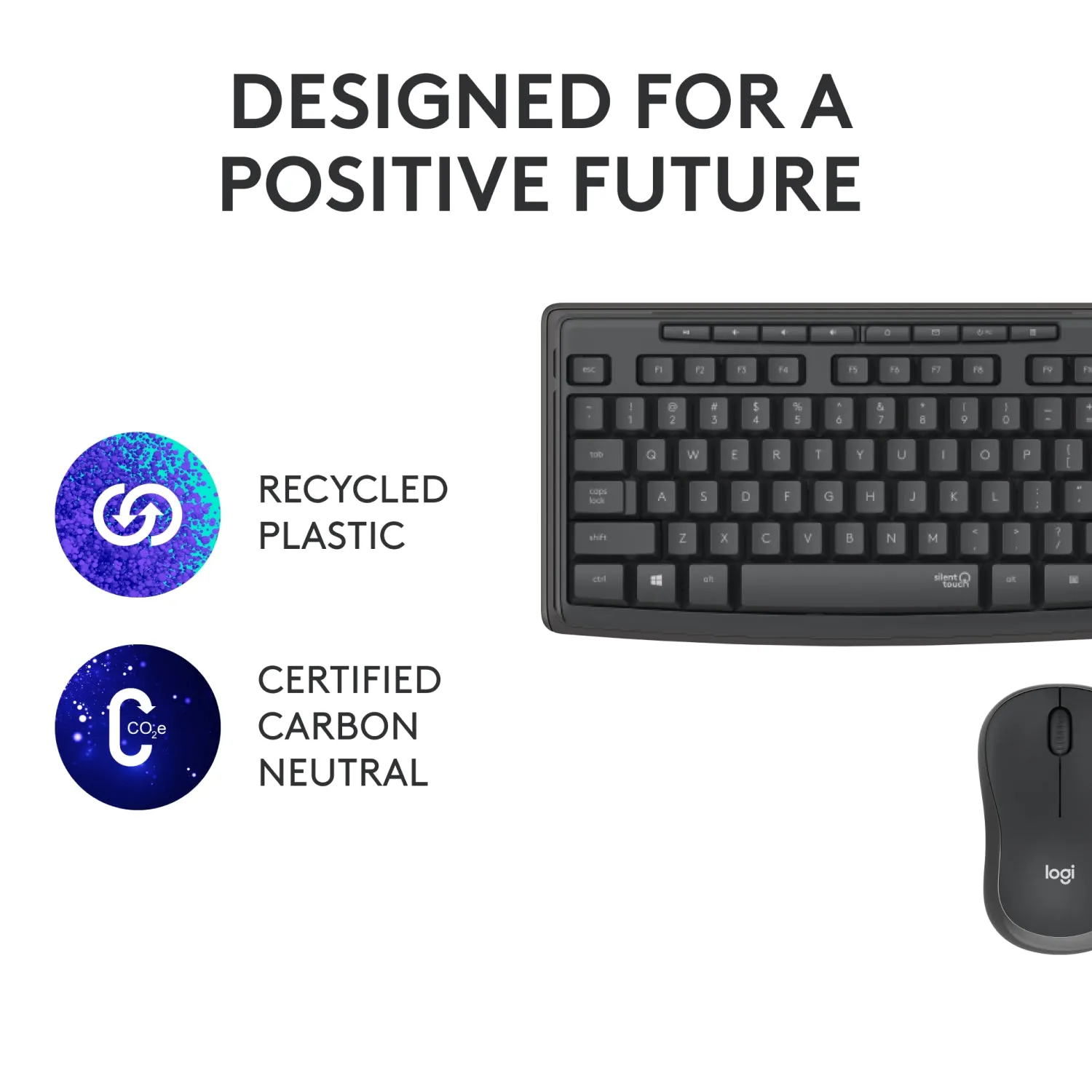 Logitech MK295 Silent Wireless Keyboard & Mouse Combo