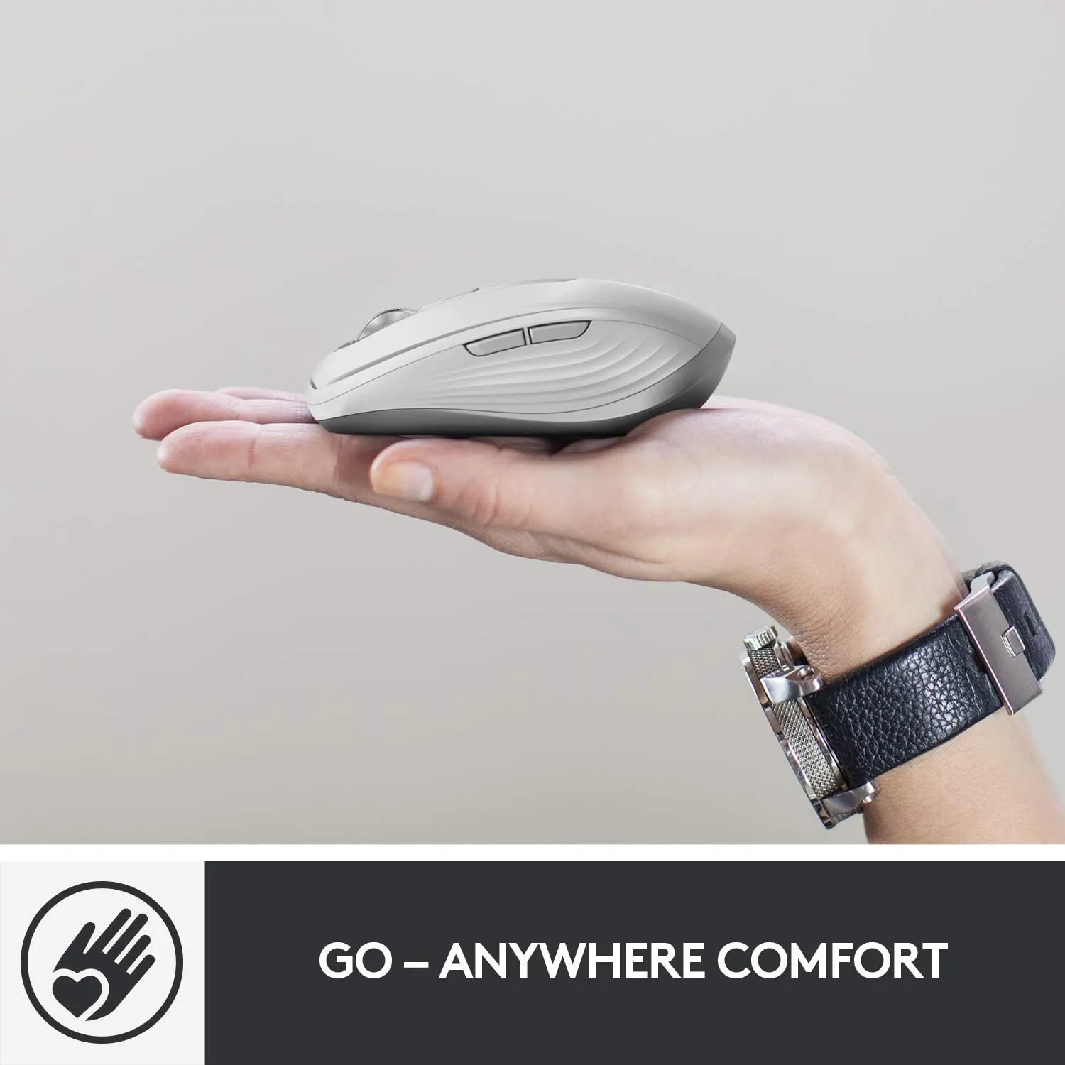 Logitech MX Anywhere 3 for Mac Wireless Mouse 高階無線滑鼠 - Light Gray 淡灰色 910-005995 原裝行貨