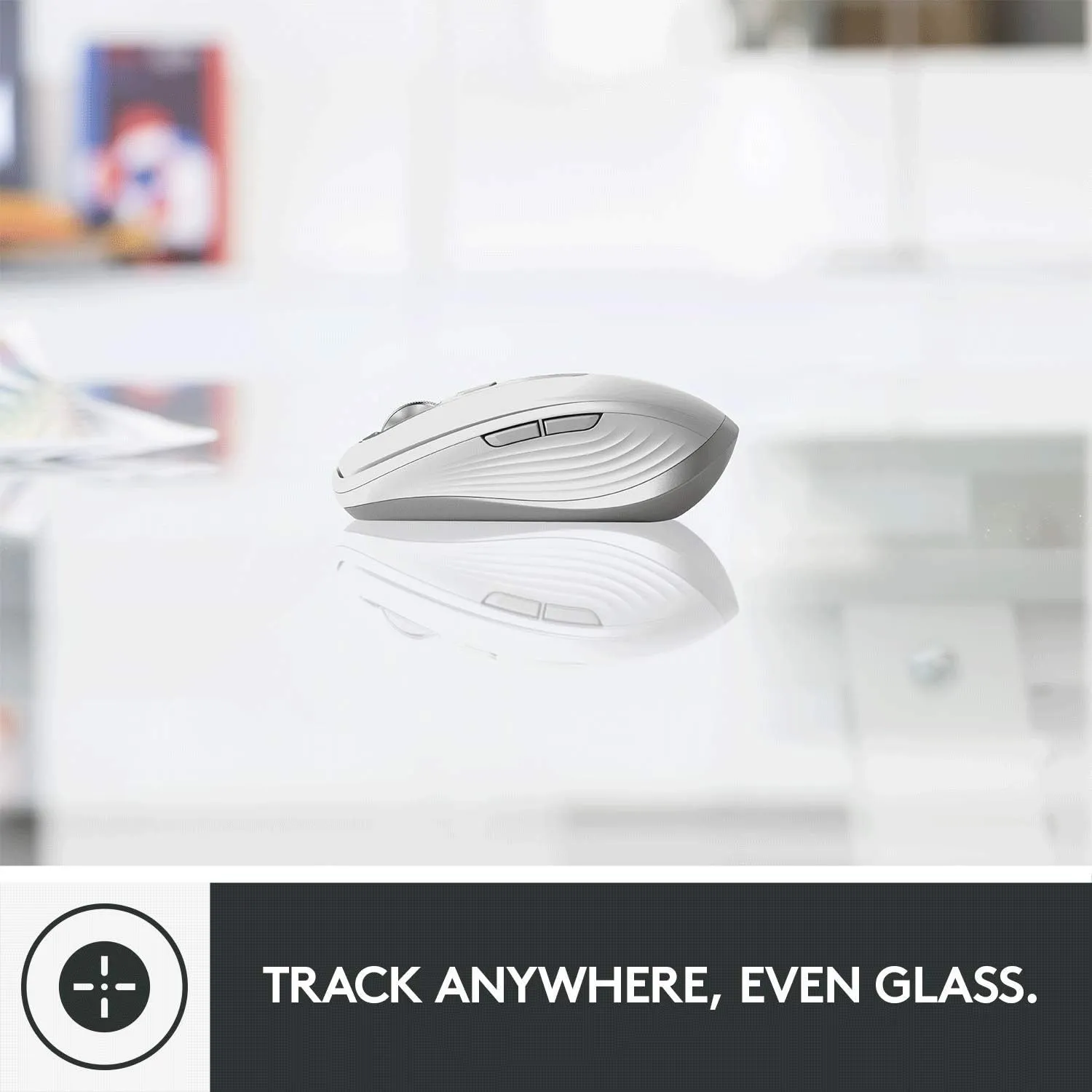 Logitech MX Anywhere 3 for Mac Wireless Mouse 高階無線滑鼠 - Light Gray 淡灰色 910-005995 原裝行貨