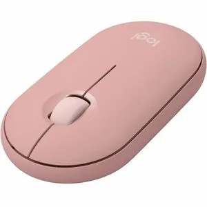 Logitech Pebble 2 M350s Mouse, Optical, Wireless, Bluetooth, Tonal Rose, USB