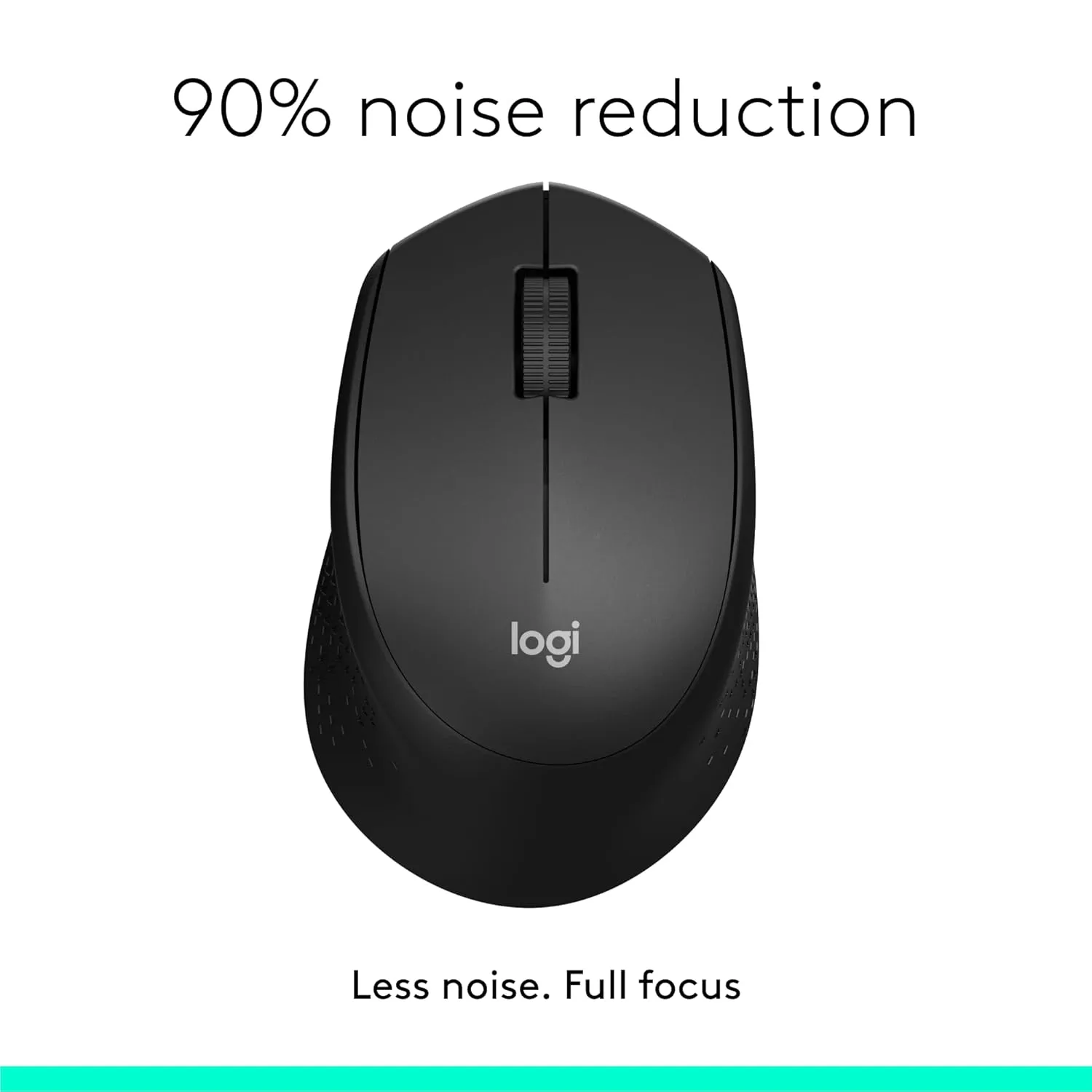 Logitech Silent Plus M331 Wireless Mouse 靜音無線滑鼠 - Black 黑色 910-004917 原裝行貨