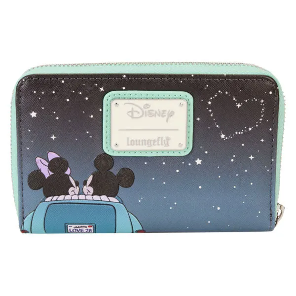 Loungefly - Disney - Mickey & Minnie Date Drive-In Zip Wallet