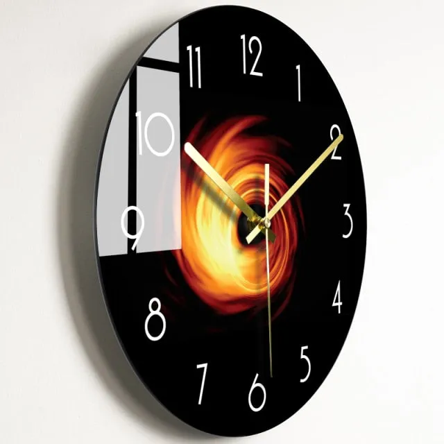 Luxury Nordic Universe Silent Wall Clock