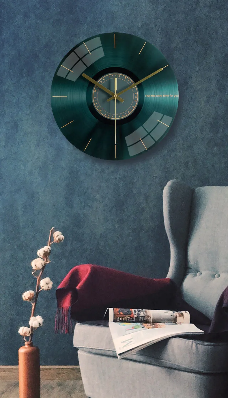 Luxury Nordic Universe Silent Wall Clock