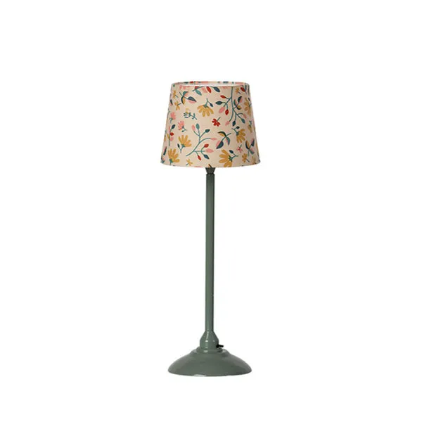 Maileg Miniature Floor Lamp - Dark Mint