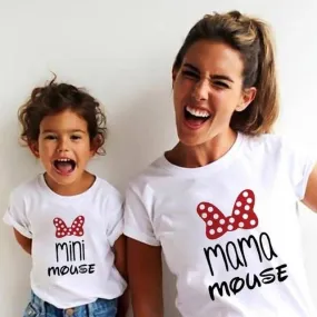 Mama Mouse Matching Mother & Daughter Shirts