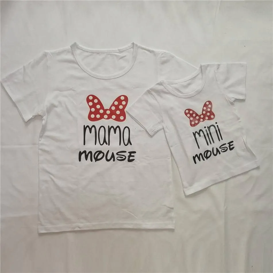 Mama Mouse Matching Mother & Daughter Shirts