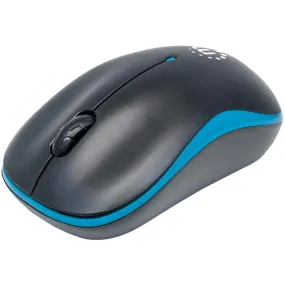 Manhattan 179416 Success Wireless Optical Mouse (Blue/Black)