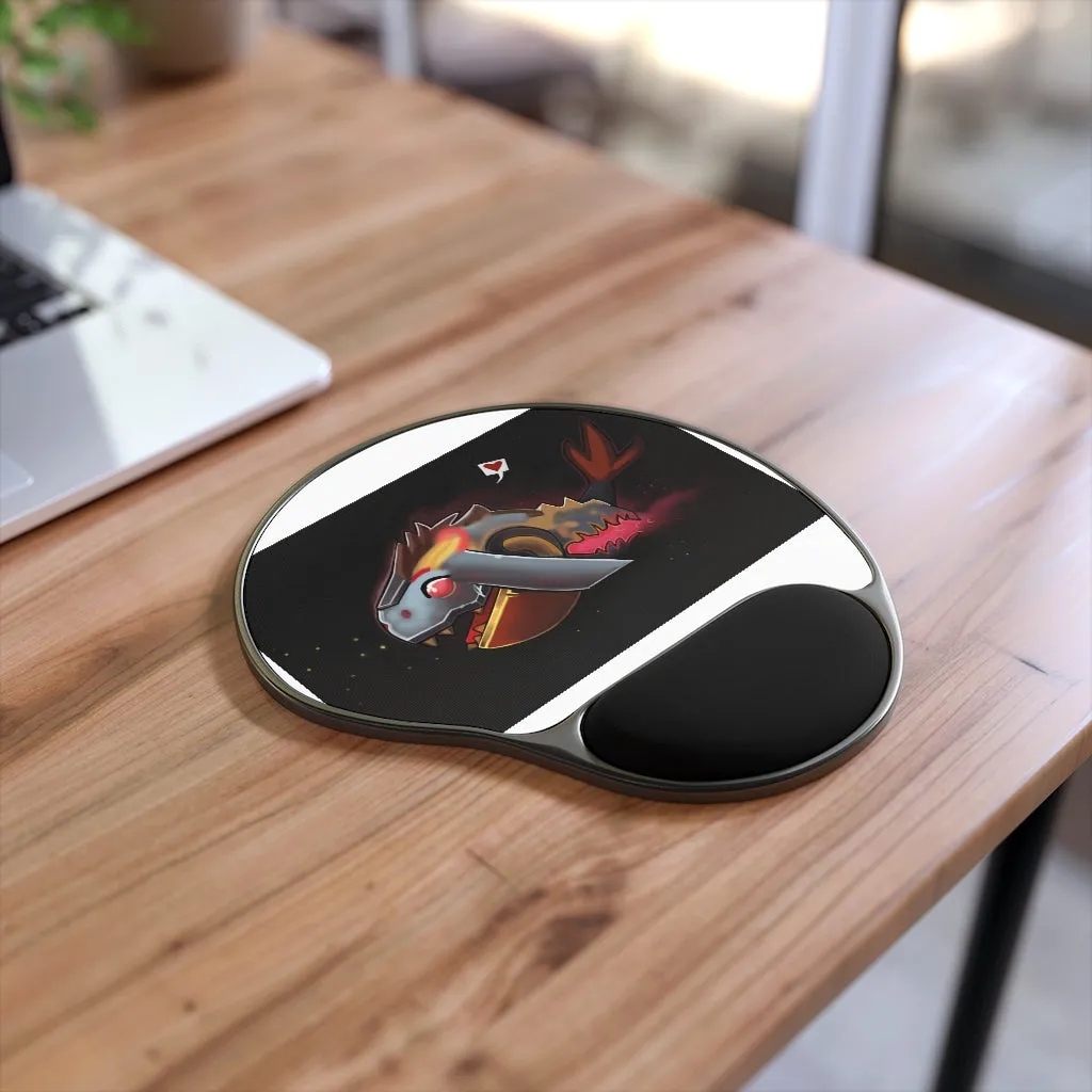 Mecha Whale Strider Mouse Pad With Wrist Rest